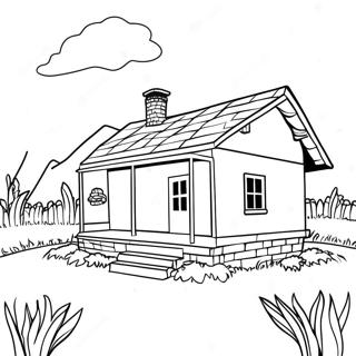 Little House On The Prairie Coloring Pages