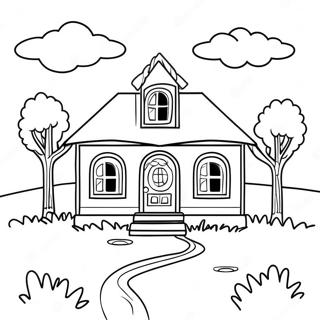 Little House On The Prairie Coloring Page 9461-7886