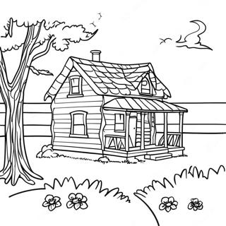 Little House On The Prairie Coloring Page 9461-7887