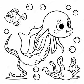 Sea Animal Coloring Page 9471-7890