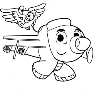 Super Wings Coloring Page 9491-7907