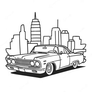 Lowrider Coloring Pages