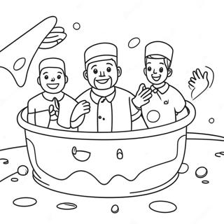 Baptism Celebration Coloring Page 9511-7927