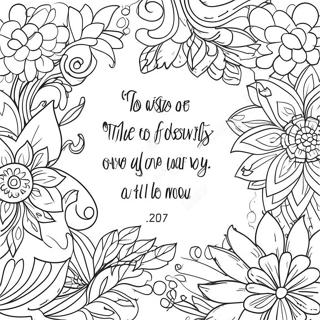 Inspirational Bible Verse Coloring Page 9522-7942