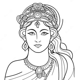 Goddess Coloring Pages