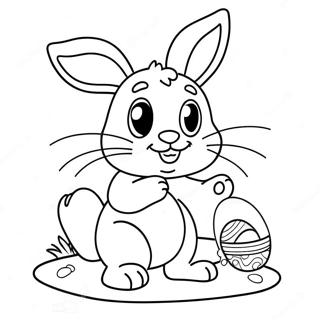 Full Size Easter Bunny Coloring Page 9541-7951