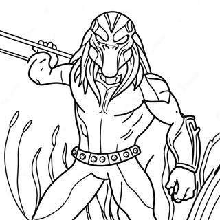 Predator Coloring Page 9551-7958