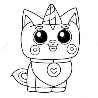 Unikitty Coloring Pages