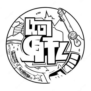 Gta Logo Coloring Page 9581-7983