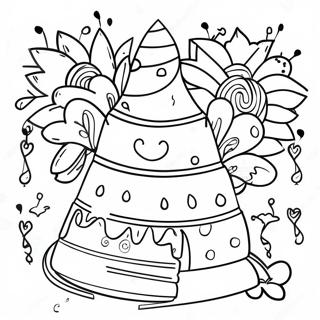 Fiesta Coloring Pages