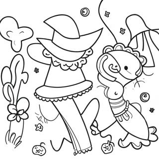 Fiesta Celebration Coloring Page 9651-8042