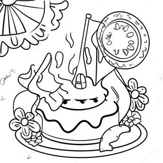 Fiesta Celebration Coloring Page 9651-8043