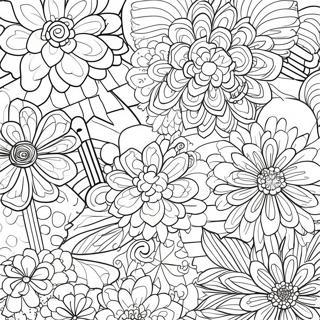 Aesthetic Preppy Coloring Pages