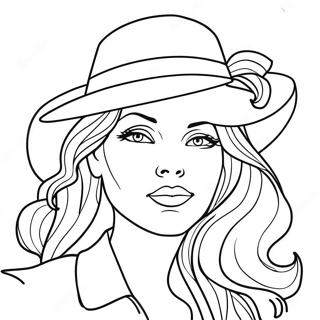 Coquette Coloring Pages