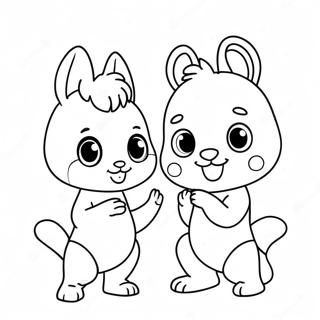 Calico Critters Coloring Pages