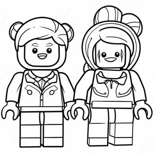 Colorful Lego Dreamzzz Characters Coloring Page 9752-8123