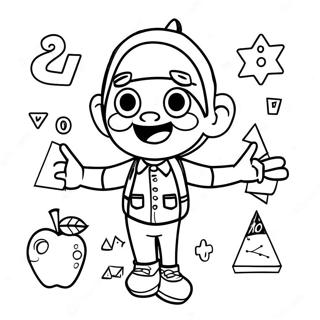 Math 1st Grade Addition Coloring Page 9781-8142