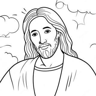 Jesus Loves Me Coloring Page 9801-8163