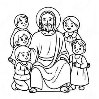 Jesus Loves Me Coloring Pages