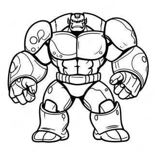 Hulk Buster Coloring Pages