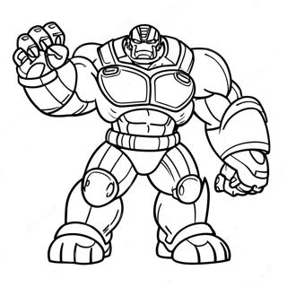 Hulk Buster Coloring Page 9811-8171