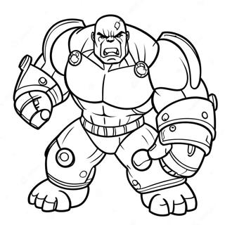 Hulk Buster In Action Coloring Page 9812-8167