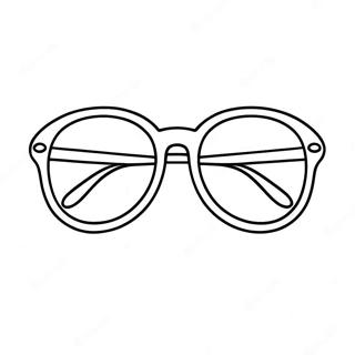 Stylish Sunglasses Coloring Page 9852-8205