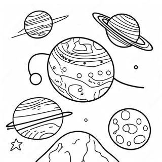 Dwarf Planets Coloring Page 9861-8203