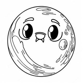 Pluto The Dwarf Planet Coloring Page 9862-8214