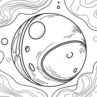 Pluto The Dwarf Planet Coloring Page 9862-8215