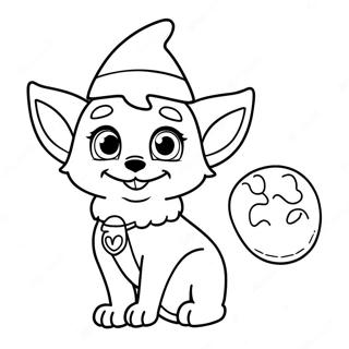 Elf Pets Coloring Pages