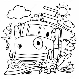 School's Out Coloring Pages