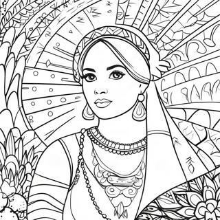 Hispanic Heritage Coloring Pages