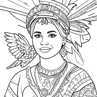 Hispanic Heritage Coloring Page 991-791