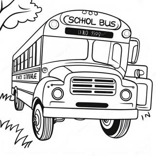 School Bus Coloring Pages