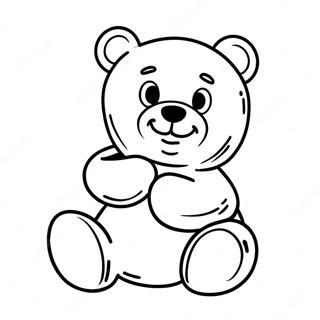 Gummy Bear Coloring Page 9951-8274