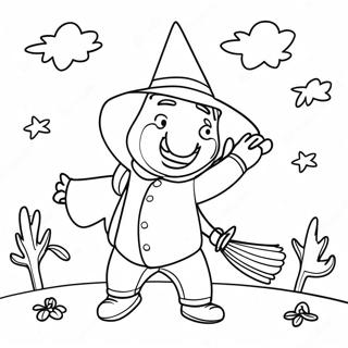 Room On The Broom Coloring Pages