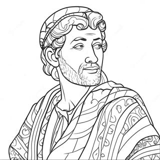 Joseph With Colorful Coat Coloring Page 9992-8309