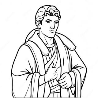 Joseph With Colorful Coat Coloring Page 9992-8311